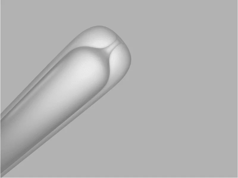 Close-up of a holding pipette