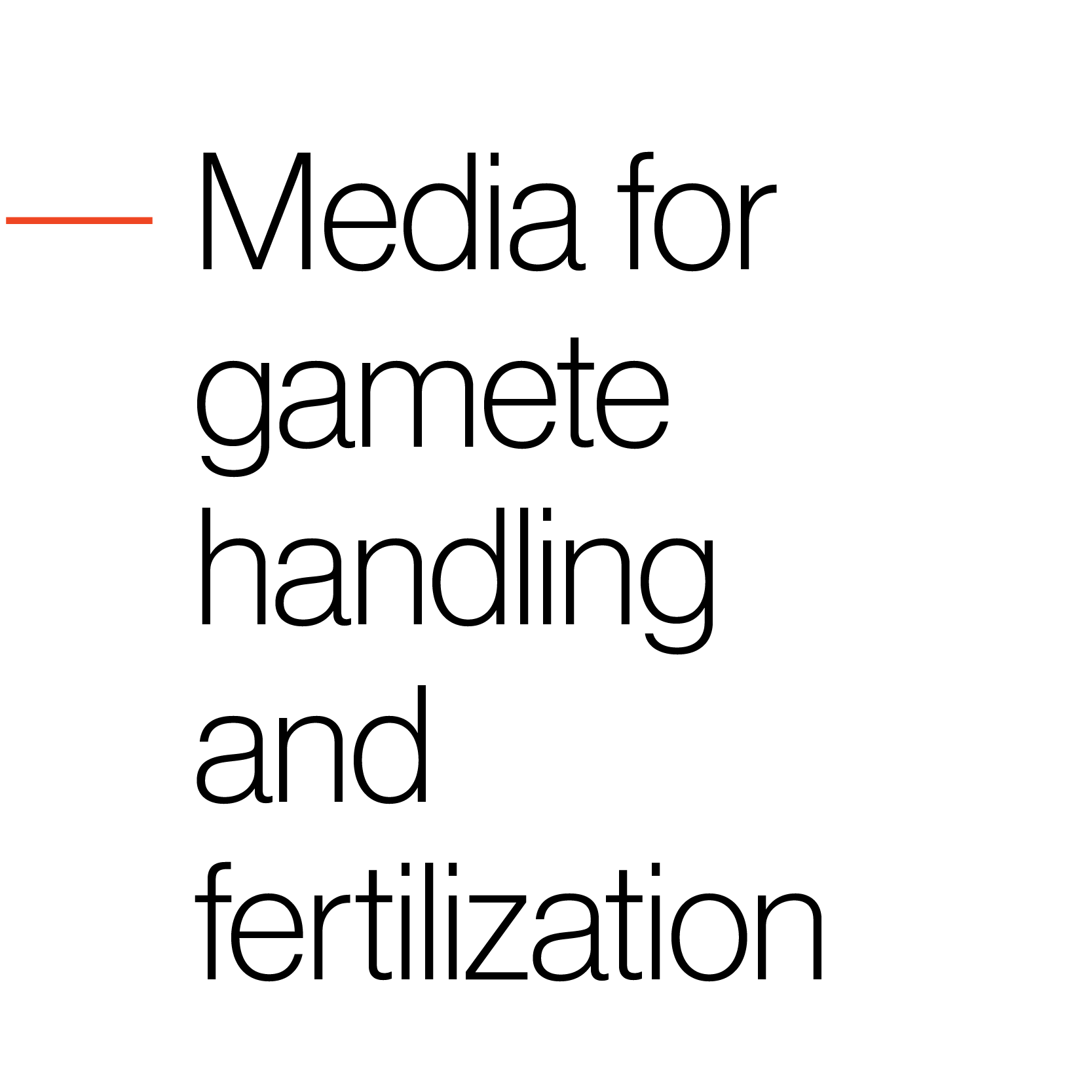 Media for gamete handling and fertilization brochure tile 
