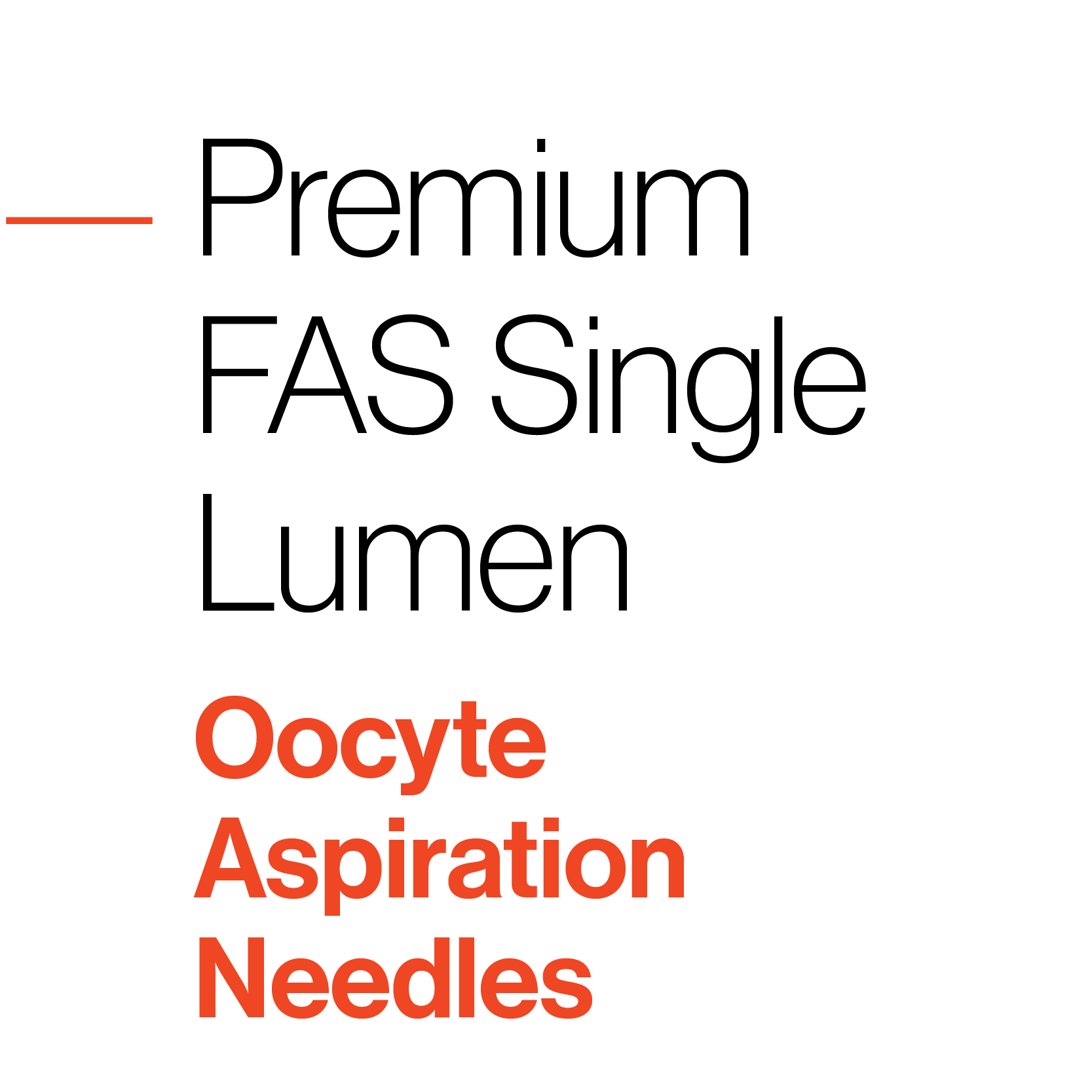 Premium FAS 11 single lumen brochure tile