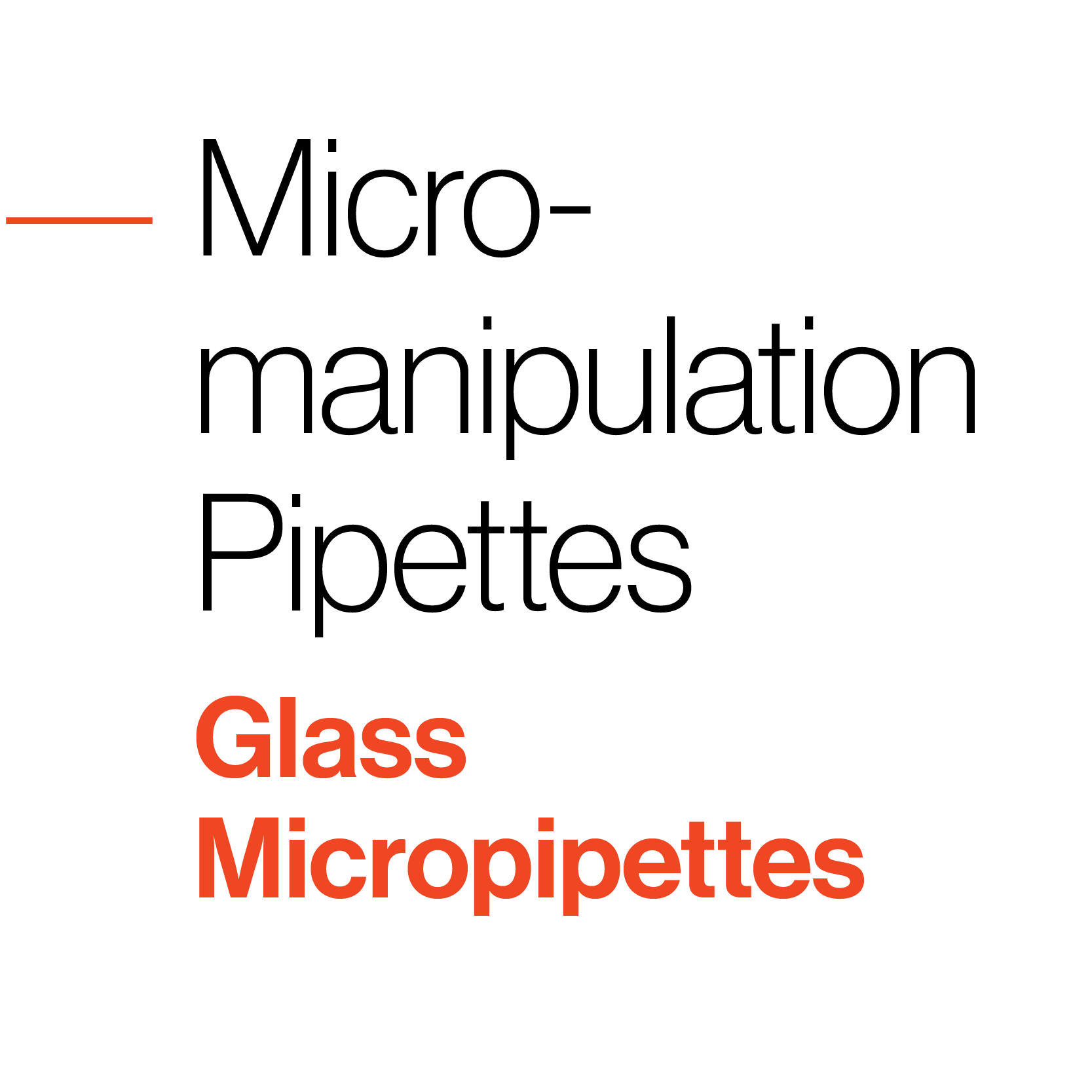 Micromanipulation pipettes brochure tile