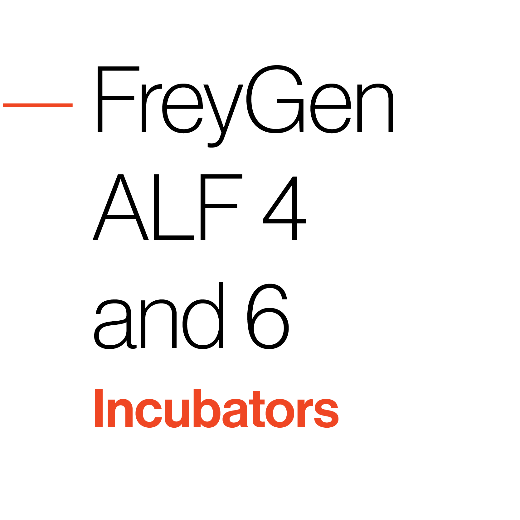 FreyGen ALF 4 and 6 chamber incubators brochure tile